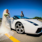 Wedding transport lambo