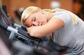 Asleep on treadmill